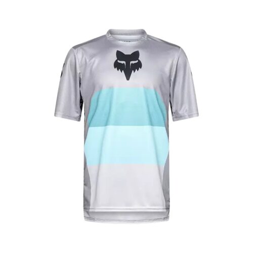 Fox Racing Ranger Grid Short Sleeve Jersey in Steel Grey