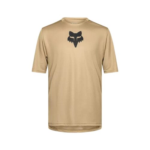 Fox Racing Ranger Short Sleeve Fox Head Jersey in Sand