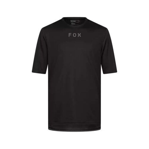 Fox Racing Ranger Short Sleeve Wordmark Jersey in Black