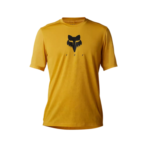 Fox Racing Ranger Tru Dri Short Sleeve Jersey in Daffodil