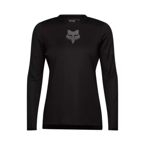 Fox Racing Women’s Long Sleeve Ranger Fox Head Jersey in Black