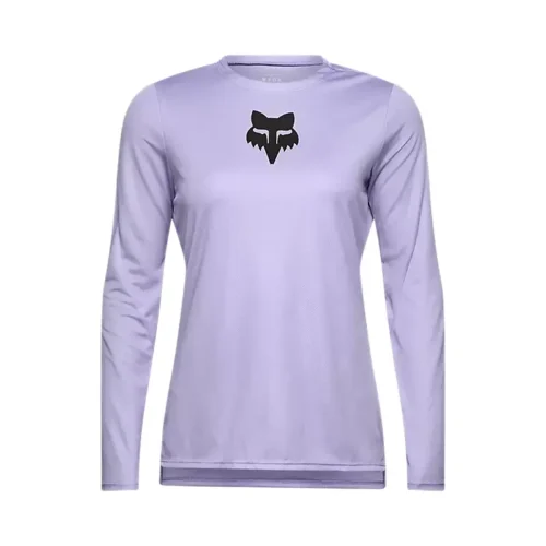 Fox Racing Women’s Long Sleeve Ranger Fox Head Jersey in Lilac