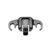 Giant Recon TL 200/100 Saddle Rail Cycling Light Mount in Black