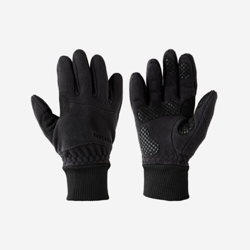 Rc100 Winter Fleece Cycling Gloves – Black